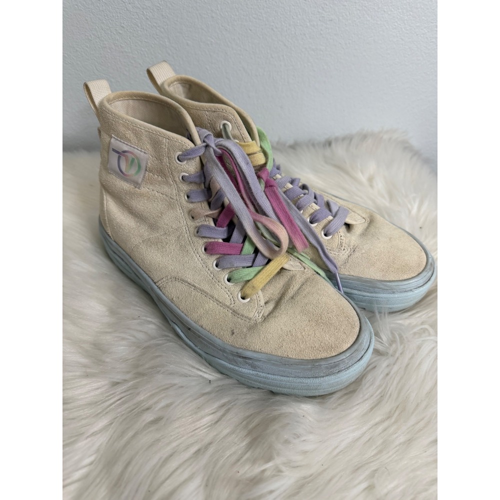 Vans - Hightop Waffle Cup Sole Leather Sneakers Size 9.0